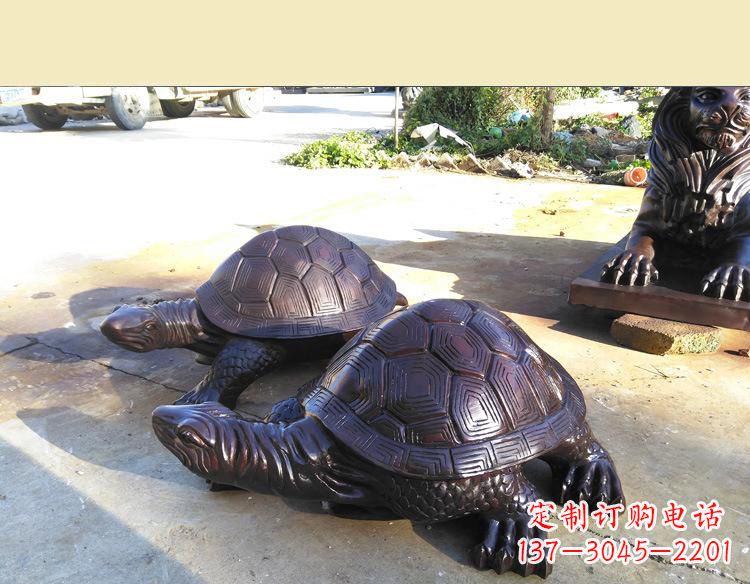 甘肃温情乌龟铜雕