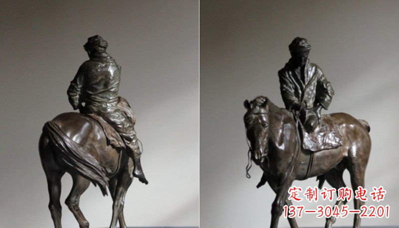甘肃产品名称骑马铜雕