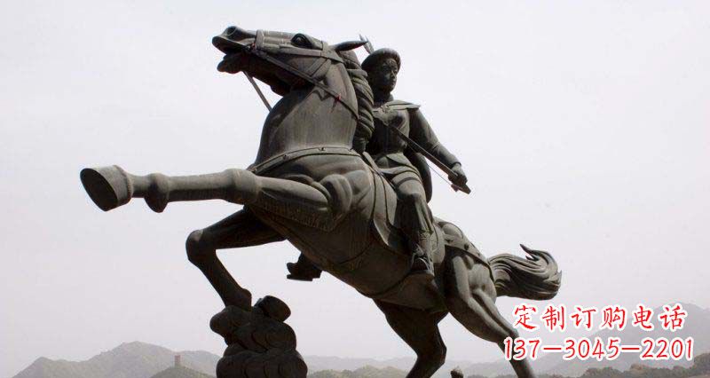 甘肃西方风格骑马雕塑