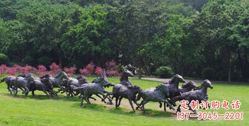 甘肃中领雕塑精美细腻的动物铜雕