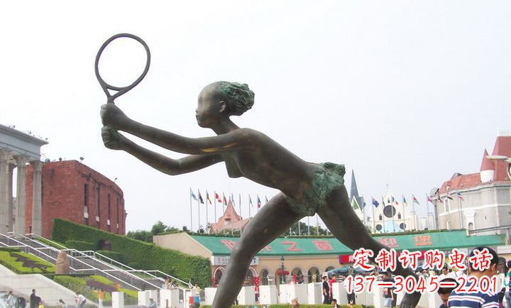 甘肃精致羽毛球铜雕
