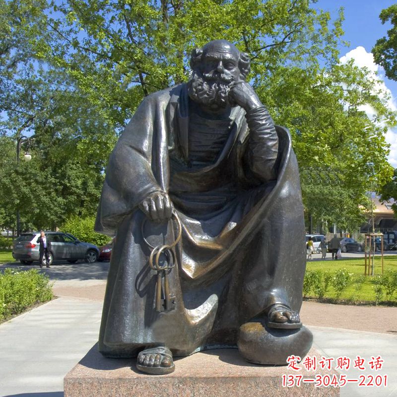 甘肃铸就传奇托尔斯泰雕塑