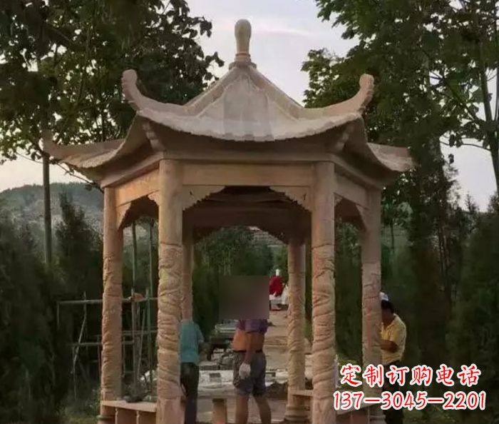 甘肃中领雕塑凉亭雕塑