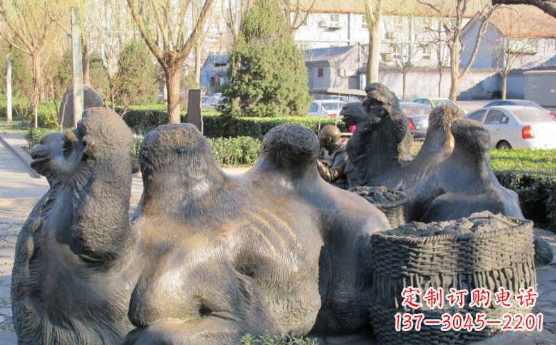 甘肃特大型骆驼铜雕