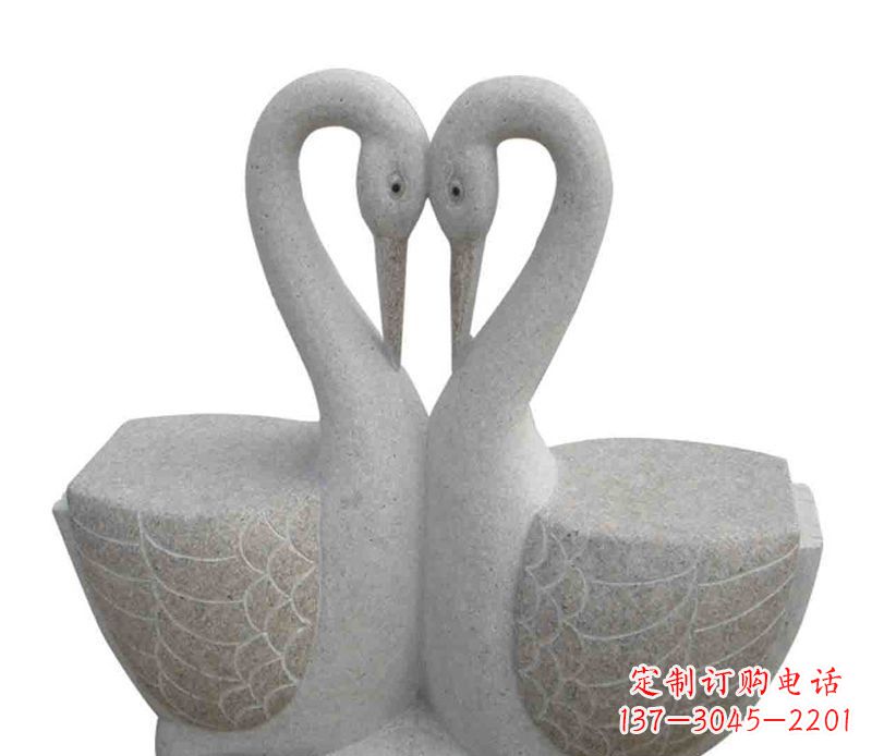 甘肃艺术级天鹅石雕