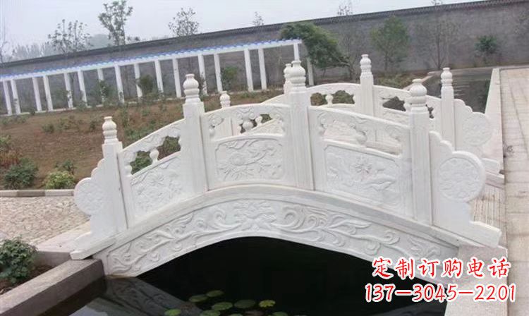甘肃精美雕刻的拱桥石雕户外摆件,装点您的园林景观