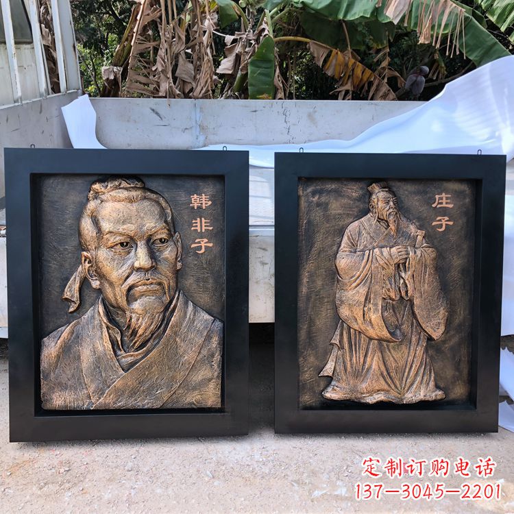 甘肃中领雕塑专业的古代历史名人头像雕塑定制