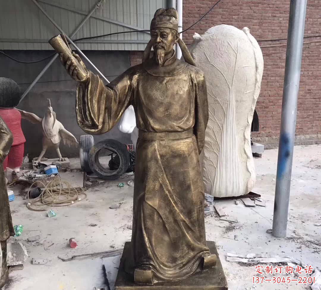 甘肃龙韵铜雕——歌颂古代大文豪李白