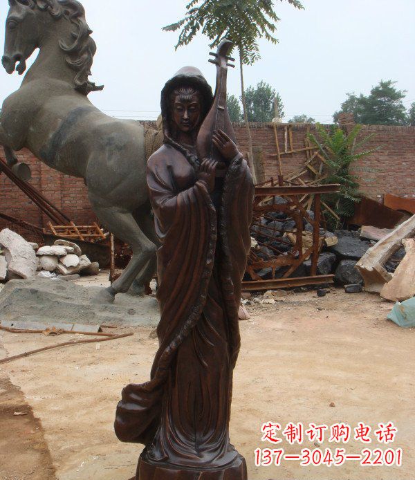 甘肃中领雕塑丝滑美女铜雕