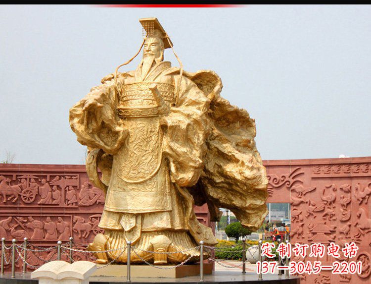 甘肃汉武帝铜雕,精致绝伦,彰显大汉尊贵