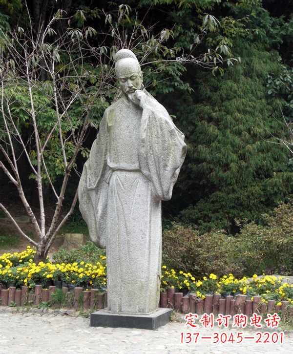 甘肃经典传承--李白石雕