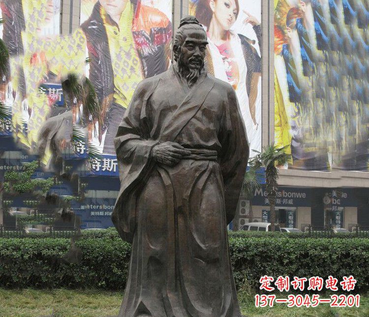 甘肃传承历史,激发灵感——李时珍铜雕