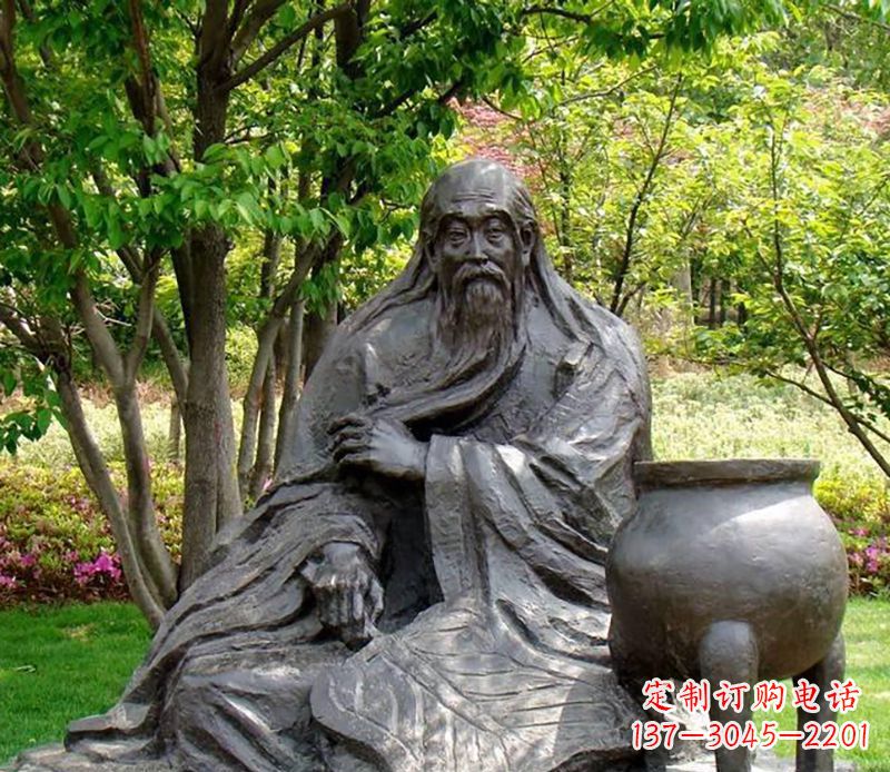 甘肃中领雕塑精美名人铜雕塑