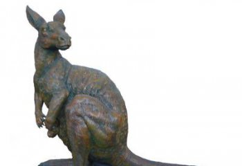 甘肃精致工艺铜袋鼠雕塑