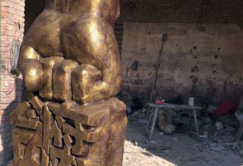 甘肃廉政象征铜雕塑