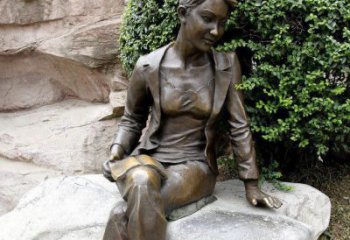 甘肃中领雕塑精美 静谧 的女人铜雕