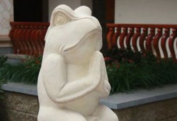 甘肃中领雕塑精美绝伦的青蛙石雕