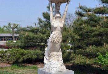 甘肃中领雕塑传奇女娲石雕雕塑