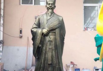 甘肃中领雕塑经典传承，诸葛亮铜雕！