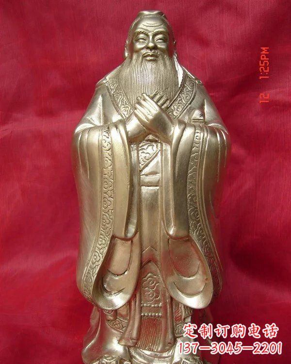 甘肃孔子雕塑:品质传承文明精神