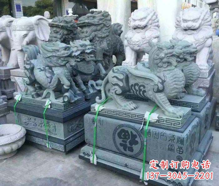 甘肃古典神秘貔貅雕塑