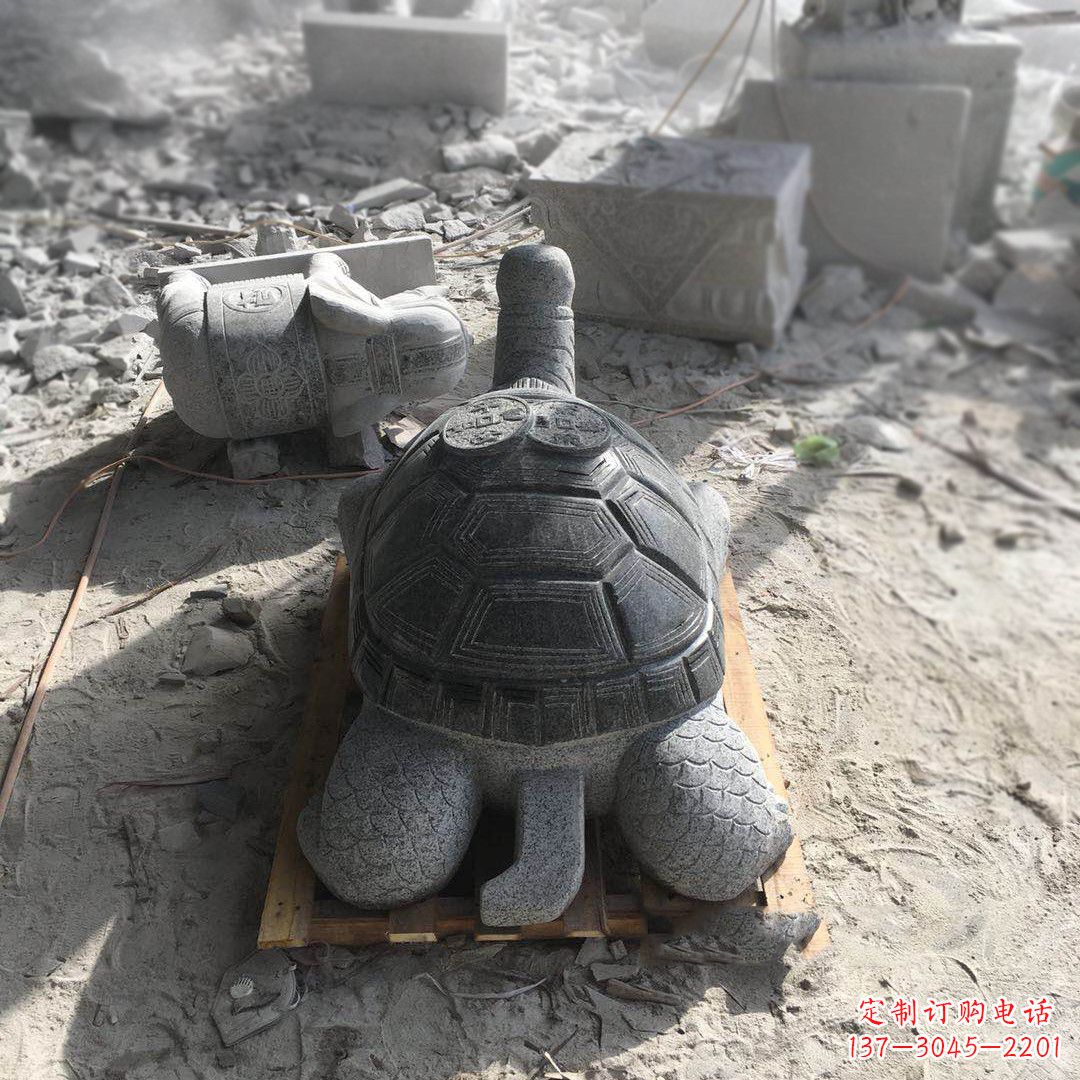 甘肃精致定制:古代石雕乌龟