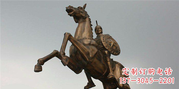 甘肃古罗马骑马战士铜雕——令人惊叹的骑马雕塑
