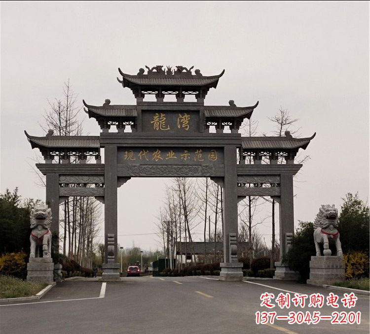 甘肃品质精湛的古石牌坊雕塑