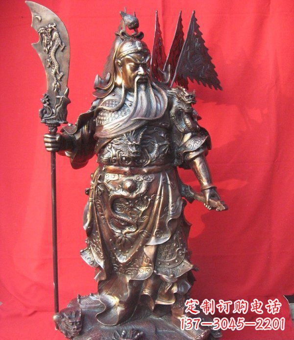甘肃中领雕塑:以关公雕塑打造您的定制之作