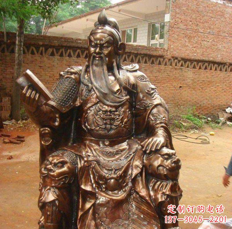 甘肃天下英雄,关公雕塑