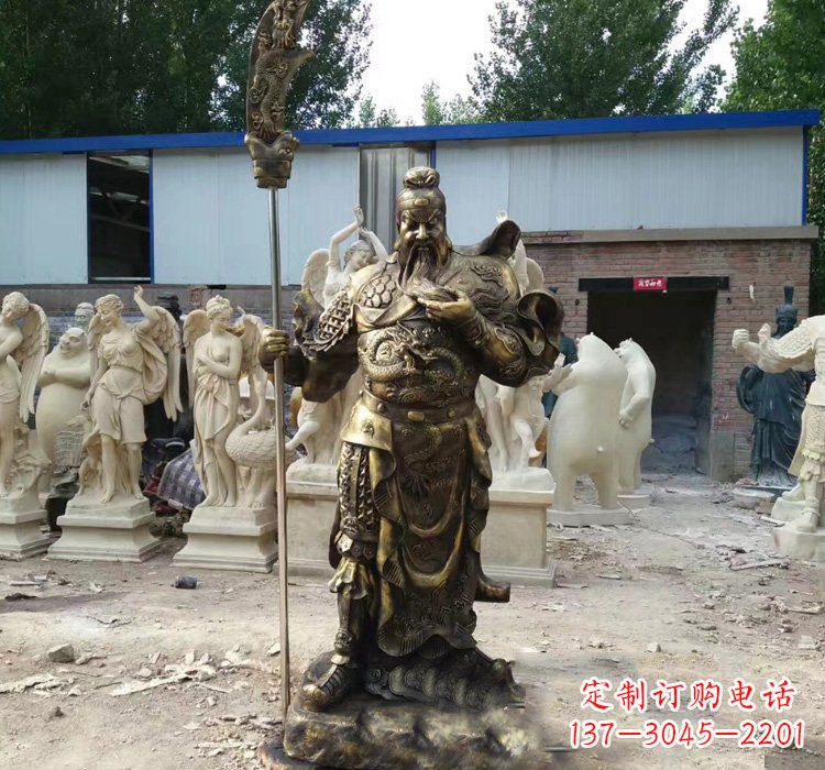 甘肃精致古典,尊贵典雅--关公铜雕定制