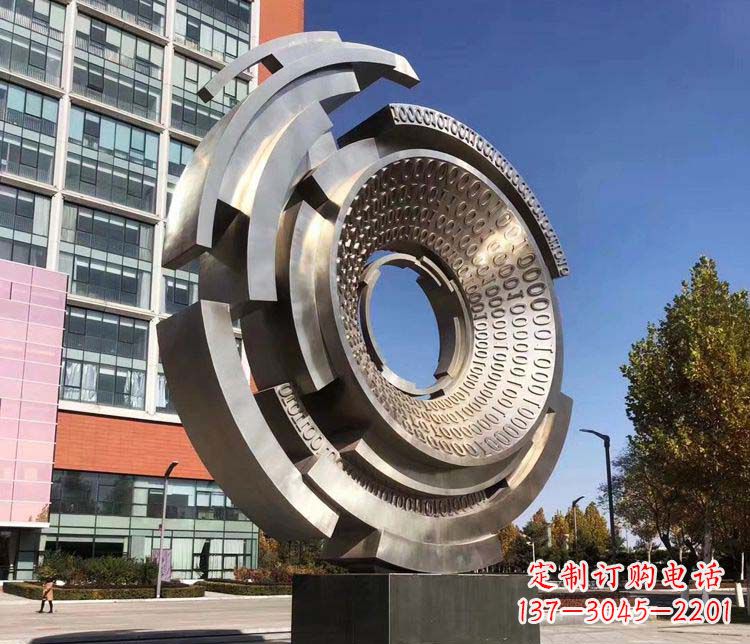 甘肃不锈钢工业齿轮雕塑