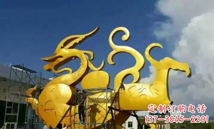 甘肃中领雕塑动物雕塑,精美多彩;