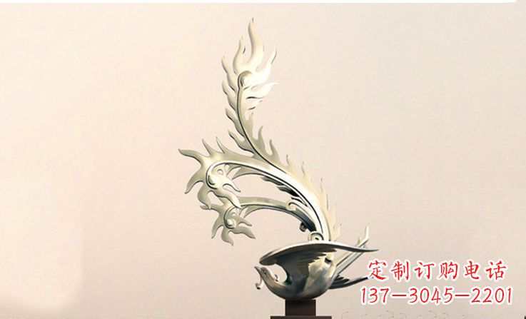 甘肃精致的不锈钢凤凰雕塑