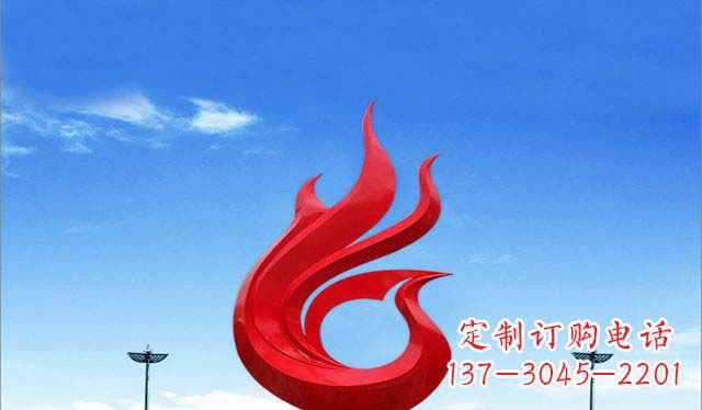 甘肃优雅定制,高贵不锈钢凤凰雕塑