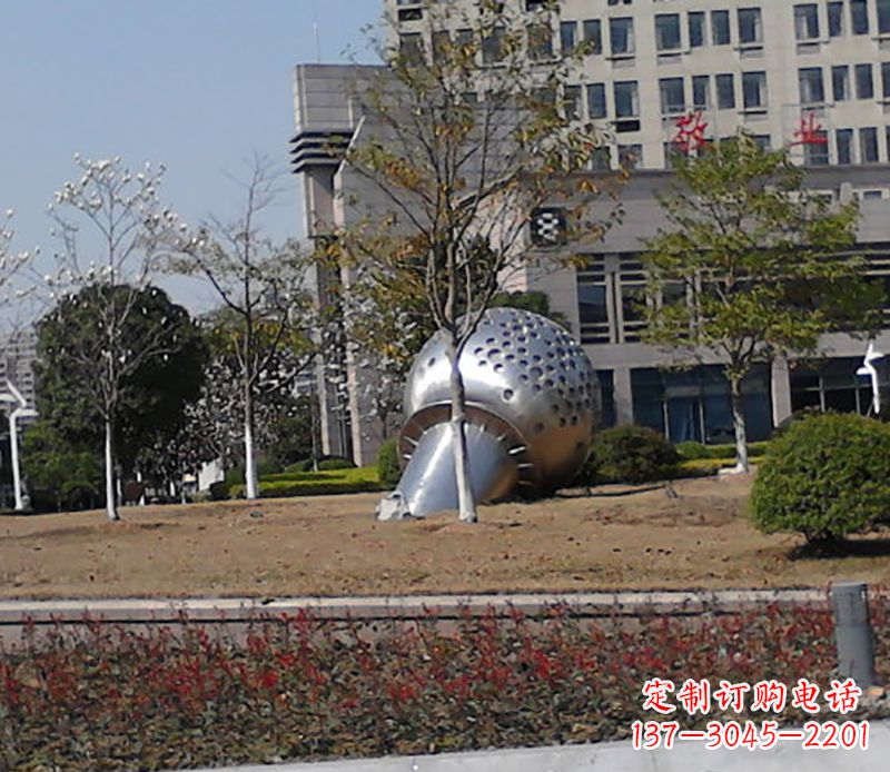 甘肃广场不锈钢话筒雕塑
