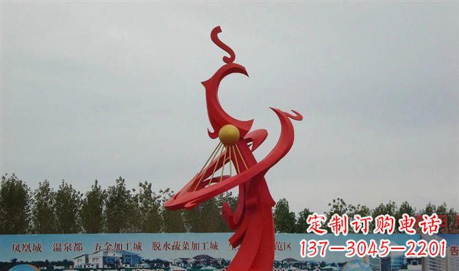 甘肃魅力凤凰、艺术与象征——中领雕塑凤凰雕塑