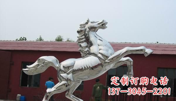 甘肃中领雕塑-不锈钢动物雕塑