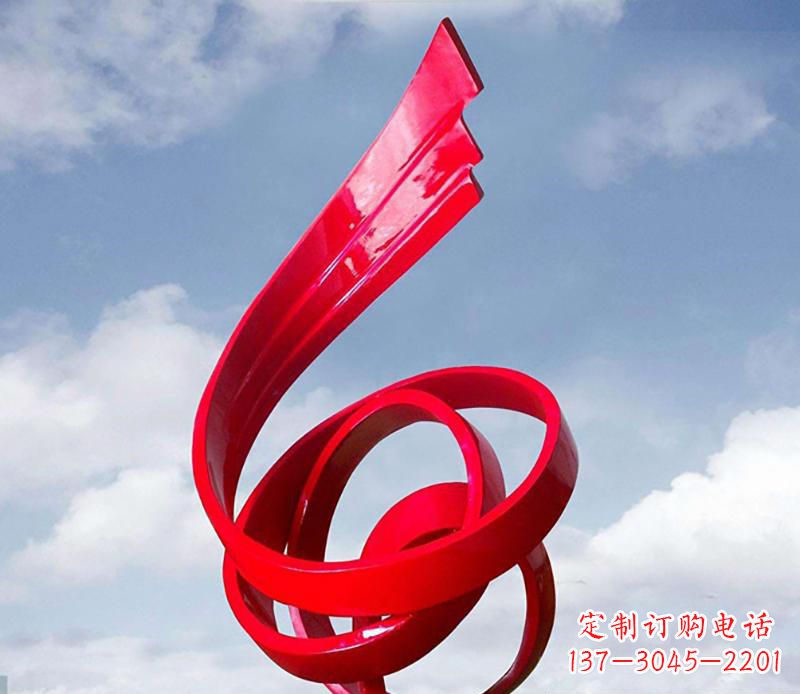 甘肃中领雕塑为您定制翅膀抽象雕塑