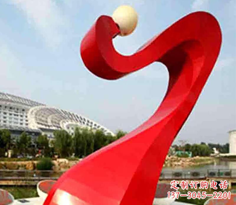 甘肃不锈钢飘带景观雕塑,重新定义型格空间