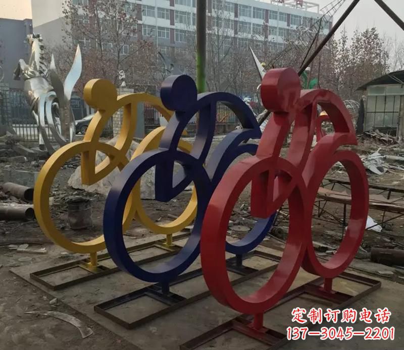 甘肃中领雕塑推出的自行车雕塑是一件别具一格的…