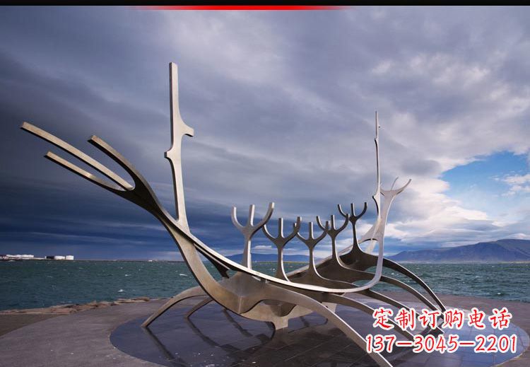 甘肃广场不锈钢树枝景观雕塑