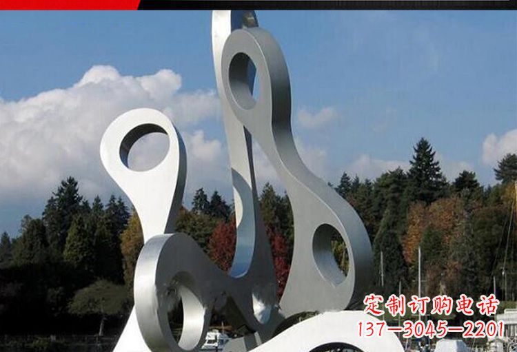 甘肃专业定制不锈钢字母景观雕塑