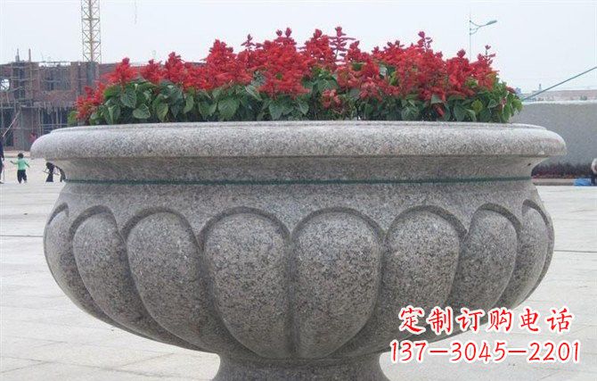 甘肃流线形花盆雕塑,打造完美室外空间