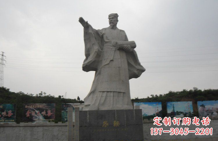 甘肃高级大理石商鞅雕塑,传承古老文化