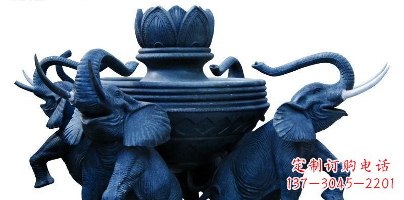 甘肃中领雕塑:艺术大象铜雕