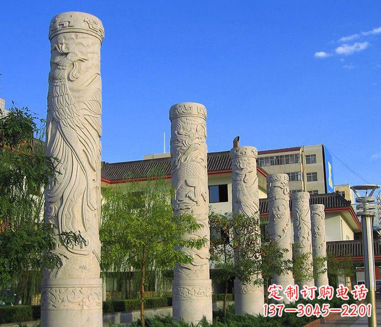 甘肃中领雕塑:凤凰石雕精美雕塑