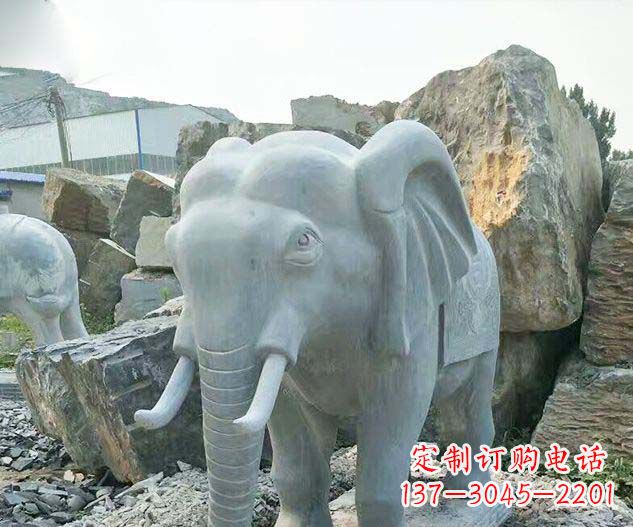 甘肃浓情大象雕塑,让爱更深刻