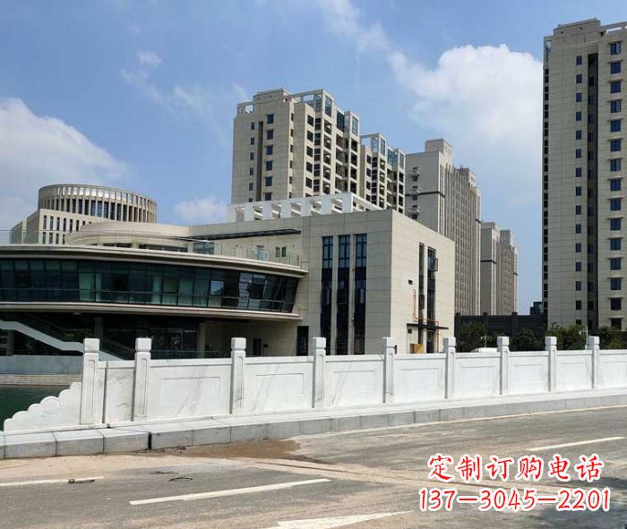 甘肃广场景观大理石栏板雕塑