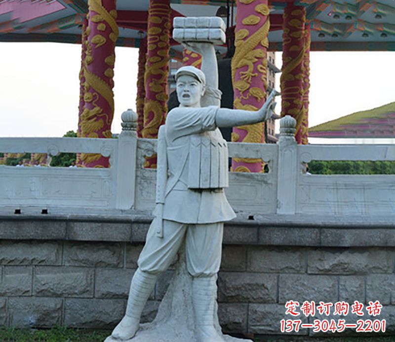 甘肃董存瑞石雕:一种传承精湛工艺的艺术品